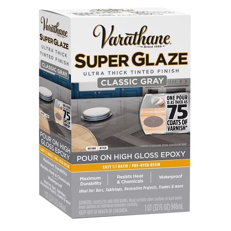 Varathane Varathane Super Glaze High-Gloss Classic Gray Wood Glaze 1 qt, PK3 363903